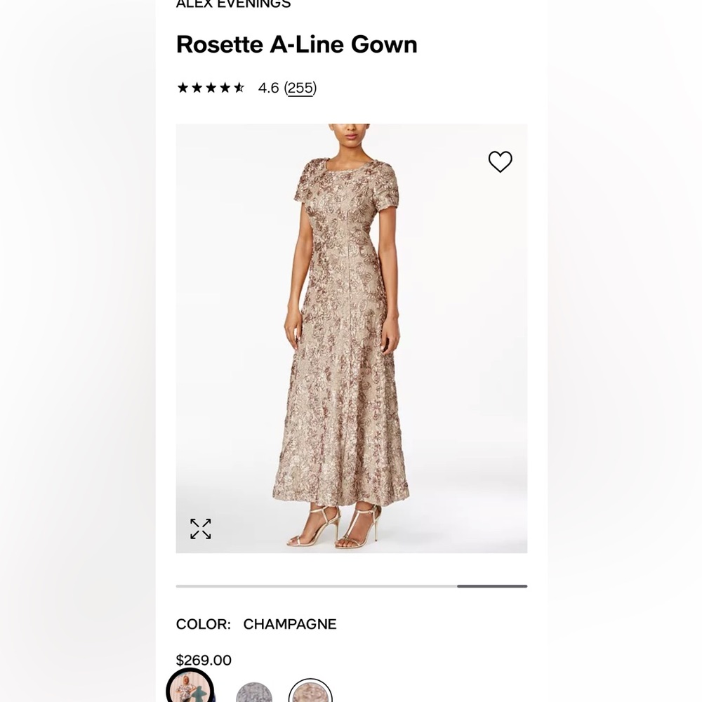 Champagne sequin dress